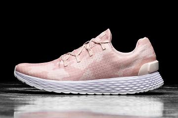 Women's Nobull Camo Ripstop Running Shoes Rose | SG F2741D